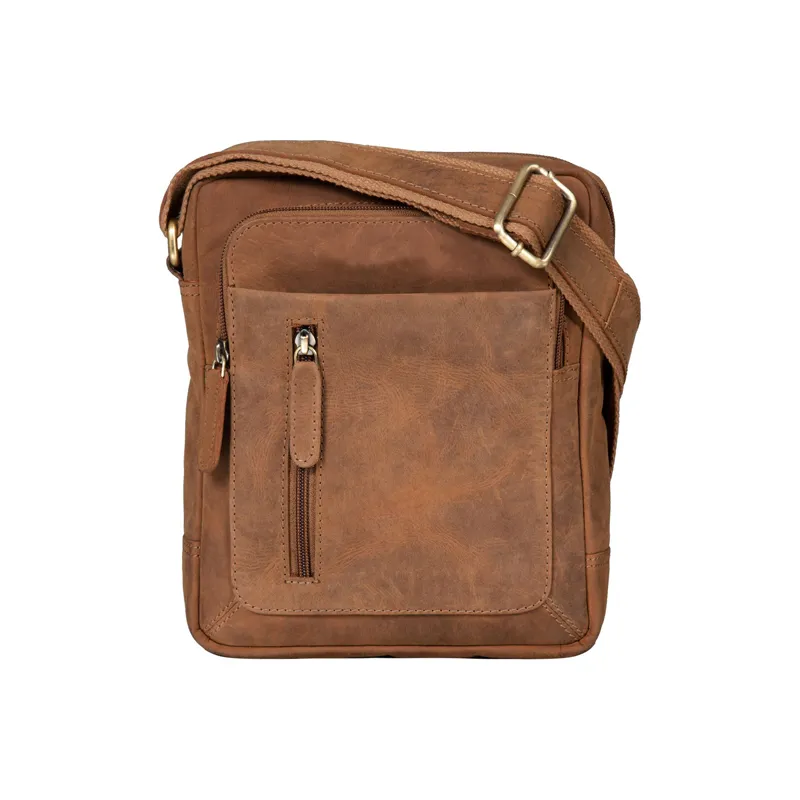 Official Genuine Leather Messenger Bag In Brown_371_11zon Official Genuine Leather Messenger Bag In Brown_371_11zon