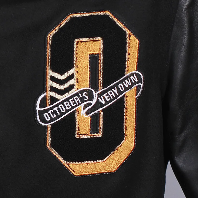 Canadian Rapper Drake OVO Letterman Jacket