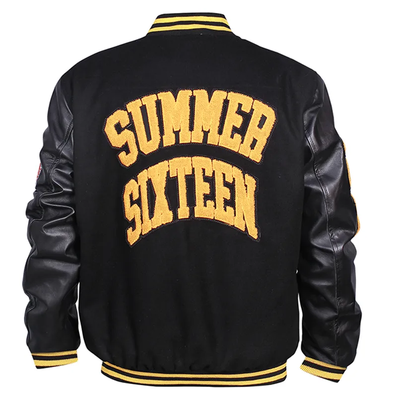Canadian Rapper Drake's Black Letterman Varsity Jacket