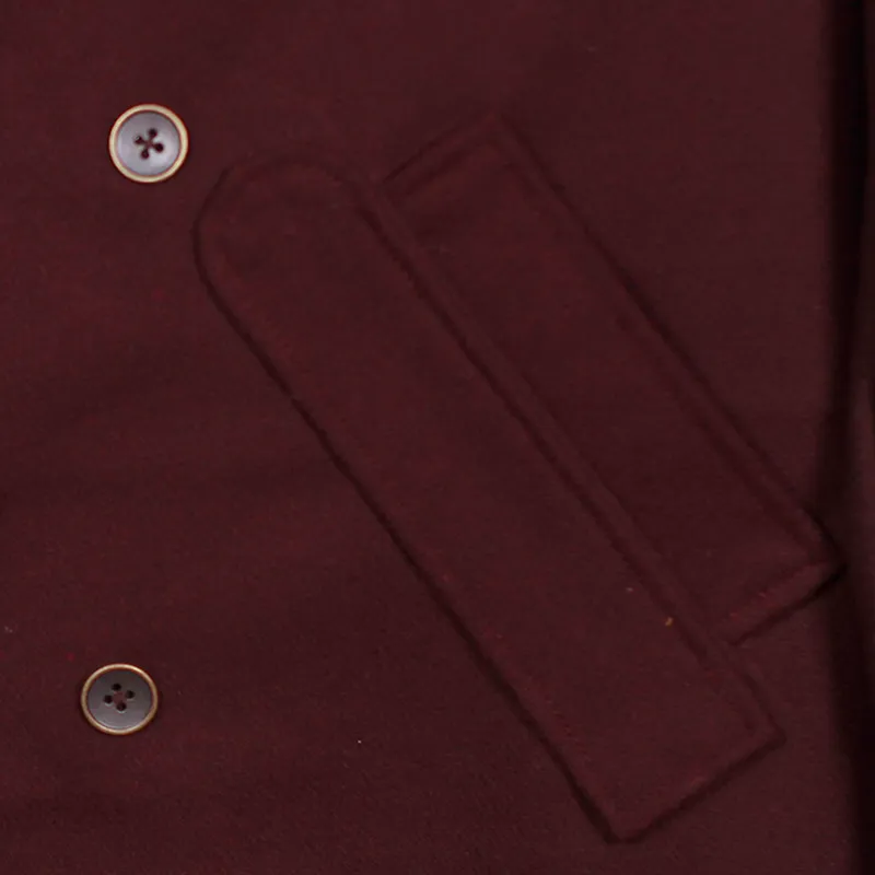 Men's Classic Slim Fit Double Breasted Mid Long Wool Coat