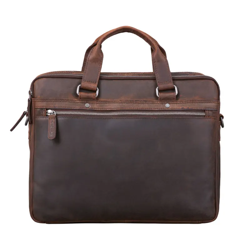 Zamora Brown Leather Business Bag Zamora Brown Leather Business Bag
