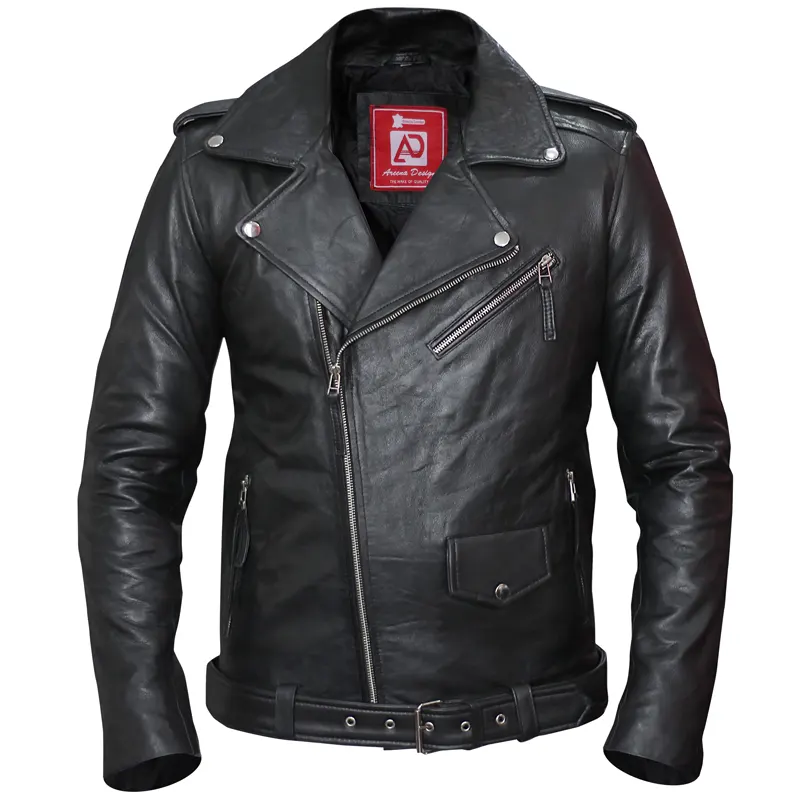 Men's Slim Fit Biker Style Leather Jacket Men's Slim Fit Biker Style Leather Jacket